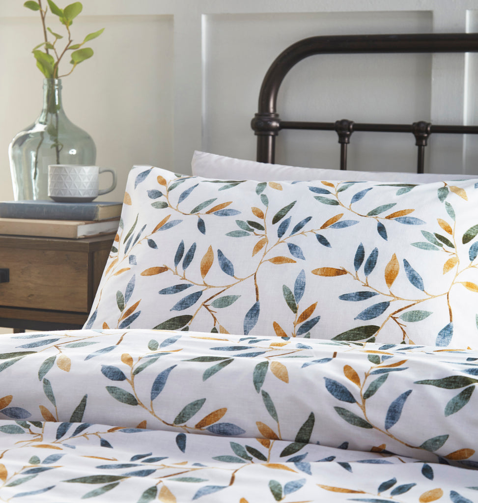 Botanical Leaf duvet cover set