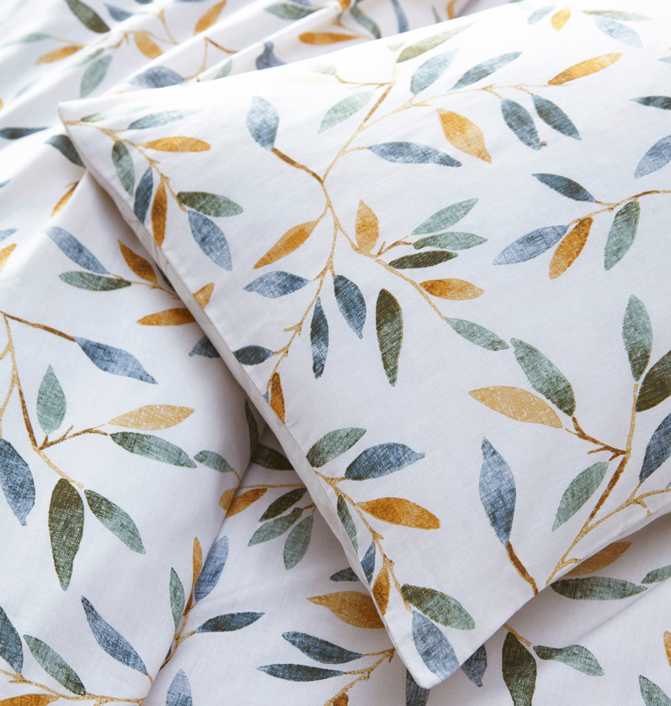 Botanical Leaf duvet cover set