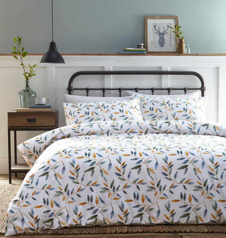Botanical Leaf duvet cover set