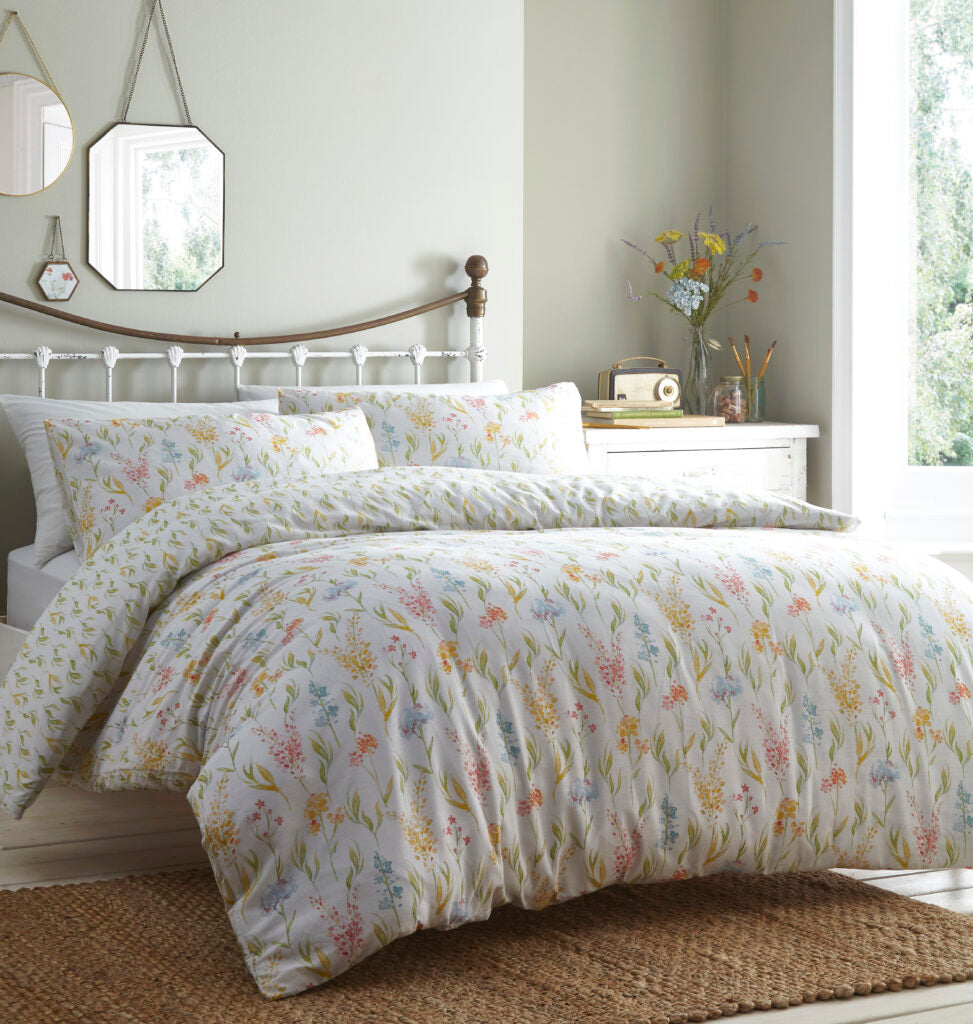 Wildflower reversible duvet cover set