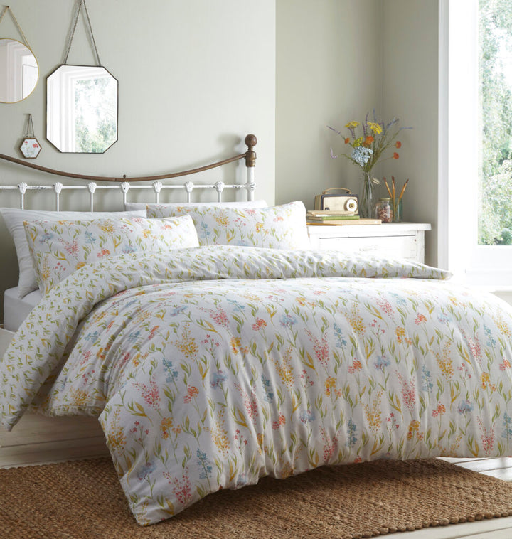 Wildflower reversible duvet cover set
