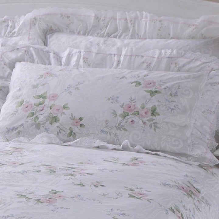 Country Lace Floral duvet cover set