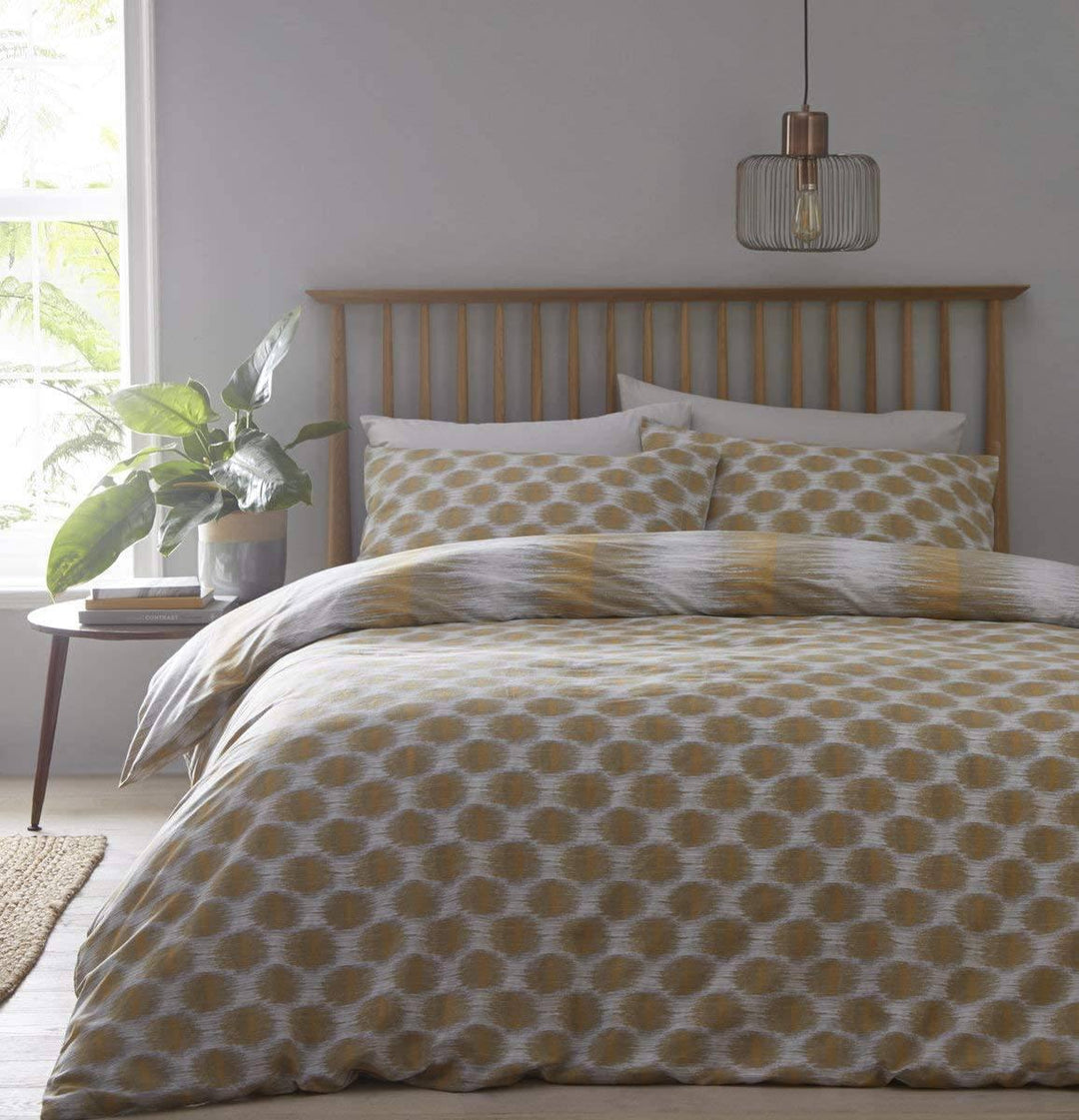 Tribal Geometric reversible duvet cover set
